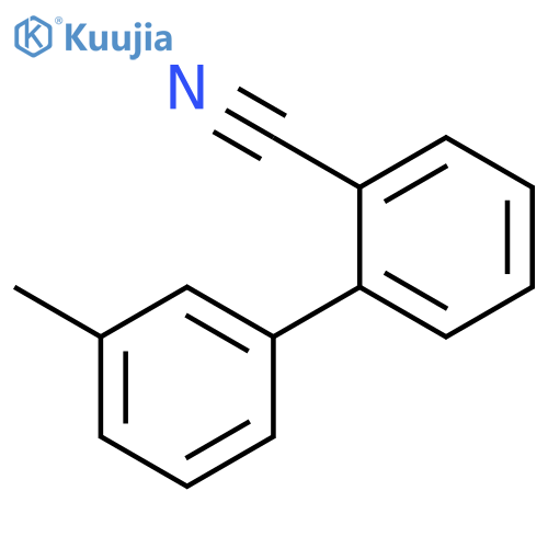 3'-Methyl-1,1'-biphenyl-2-carbonitrile structure