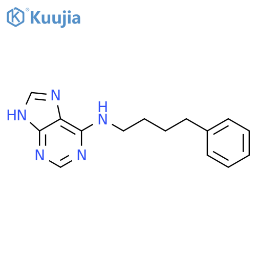 9H-Purin-6-amine,N-(4-phenylbutyl)- structure