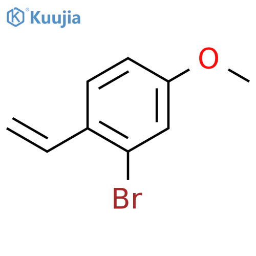 2-Bromo-1-ethenyl-4-methoxybenzene structure