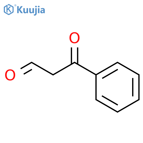Benzenepropanal, b-oxo- structure