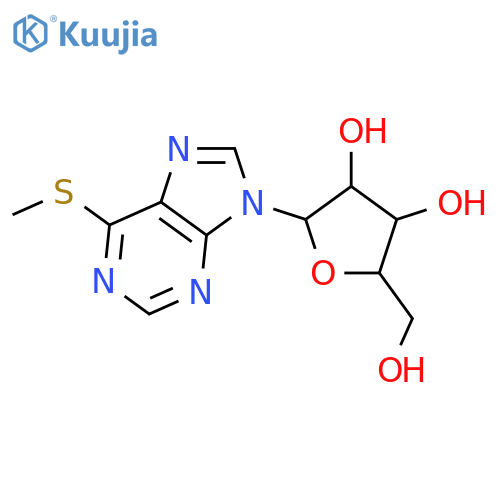 9H-Purine,6-(methylthio)-9-b-D-xylofuranosyl- structure