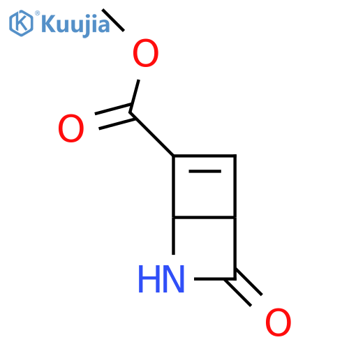 2-Azabicyclo[2.2.0]hex-5-ene-6-carboxylicacid, 3-oxo-, methyl ester structure