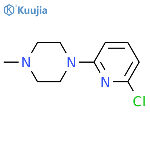 2-Chloro-6-(4-methylpiperazino)pyridine structure