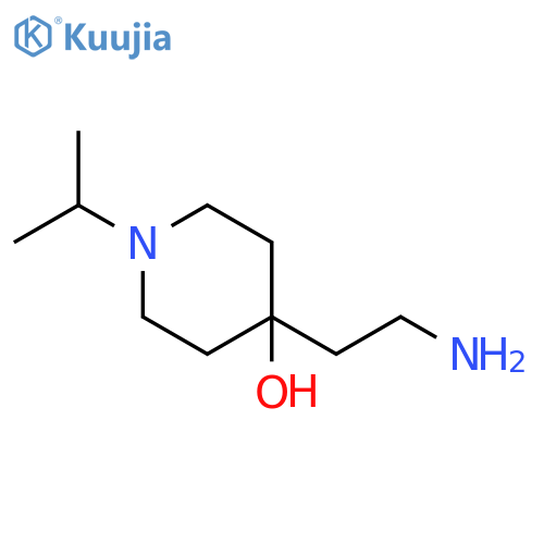 4-Piperidinol, 4-(2-aminoethyl)-1-(1-methylethyl)- structure