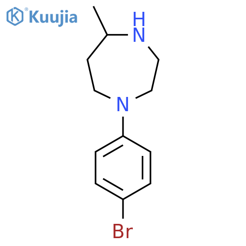 1-(4-Bromophenyl)-5-methyl-1,4-diazepane structure