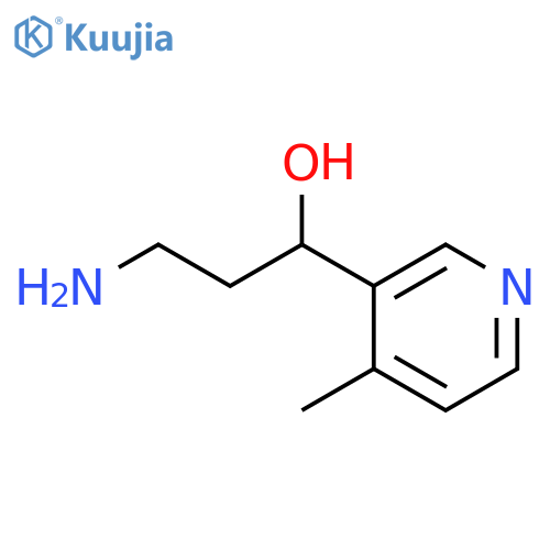 3-Pyridinemethanol, α-(2-aminoethyl)-4-methyl- structure