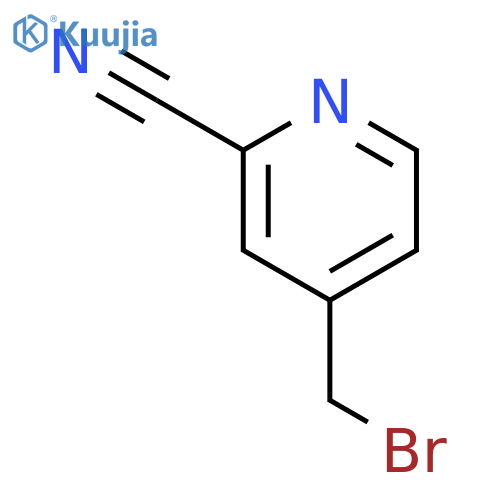 4-(Bromomethyl)picolinonitrile structure