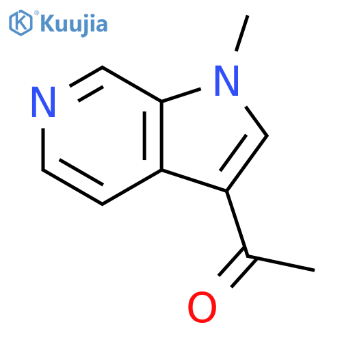 Ethanone, 1-(1-methyl-1H-pyrrolo[2,3-c]pyridin-3-yl)- structure