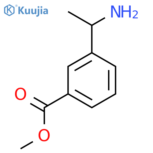 Methyl 3-(1-aminoethyl)benzoate structure