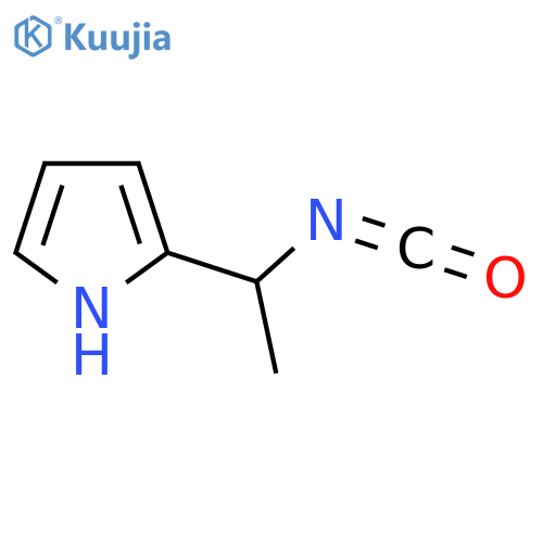 2-(1-isocyanatoethyl)-1H-pyrrole structure