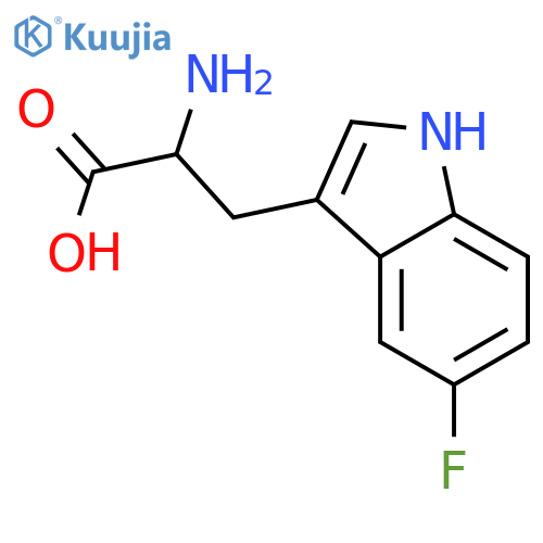 5-Fluoro-DL-tryptophan structure