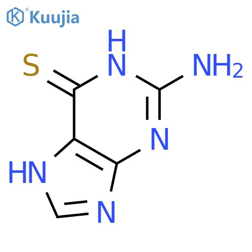 6-Thioguanine structure