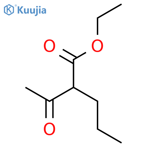 Ethyl 2-acetylpentanoate structure