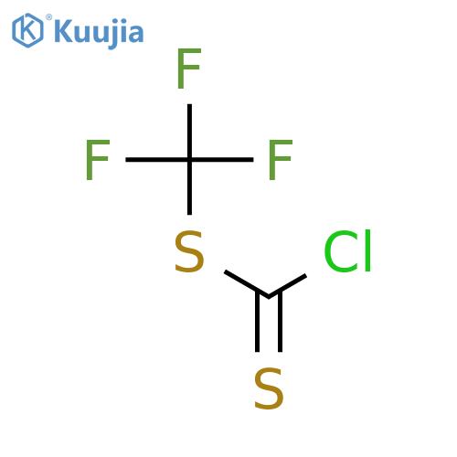 Carbonochloridodithioicacid, trifluoromethyl ester structure