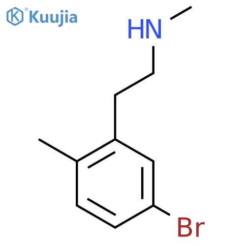 2-(5-bromo-2-methylphenyl)ethyl(methyl)amine structure