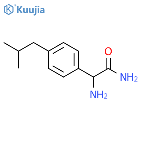 2-Amino-\u200b2-\u200b4-\u200b(2-\u200bmethylpropyl)\u200bphenyl\u200bacetamide structure