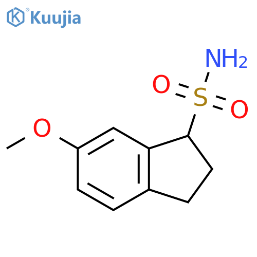 1H-Indene-1-sulfonamide, 2,3-dihydro-6-methoxy- structure