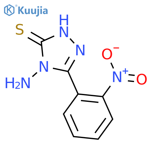 4-Amino-5-(2-nitro-phenyl)-4h-1,2,4triazole-3-thiol structure