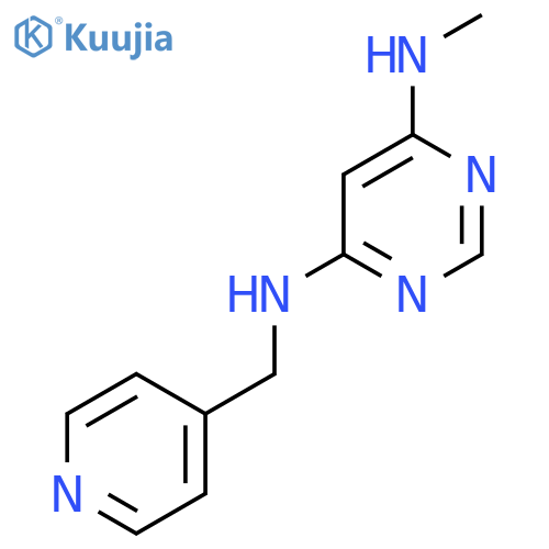 N4-Methyl-N6-(pyridin-4-ylmethyl)pyrimidine-4,6-diamine structure