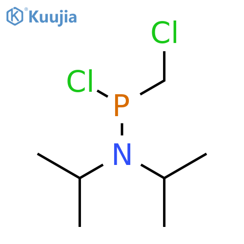 Phosphonamidous chloride, P-(chloromethyl)-N,N-bis(1-methylethyl)- structure