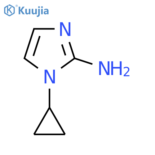1-cyclopropyl-1H-imidazol-2-amine structure