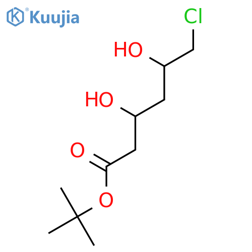 (3R,5S)-6-Chloro-3,5-dihydroxyhexanoic Acid tert-Butyl Ester (~90%) structure