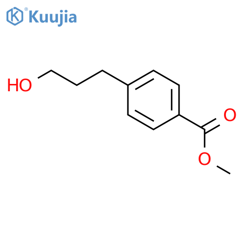 methyl 4-(3-hydroxypropyl)benzoate structure