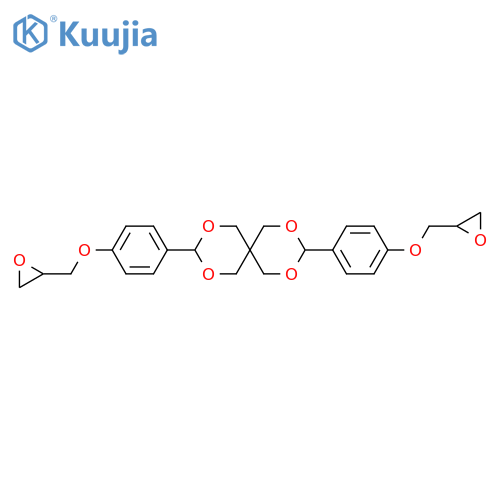 2,4,8,10-Tetraoxaspiro[5.5]undecane,3,9-bis[4-(oxiranylmethoxy)phenyl]- structure