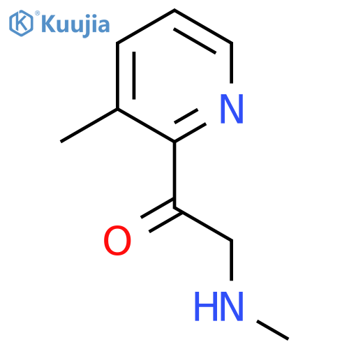 2-(Methylamino)-1-(3-methylpyridin-2-yl)ethan-1-one structure