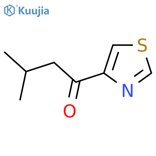 3-Methyl-1-(1,3-thiazol-4-yl)butan-1-one structure