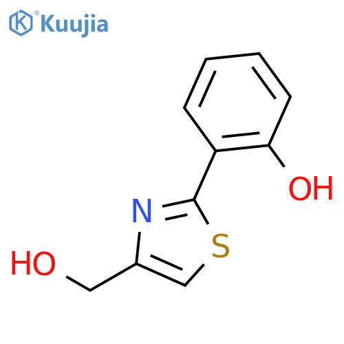 4-Thiazolemethanol,2-(2-hydroxyphenyl)- structure