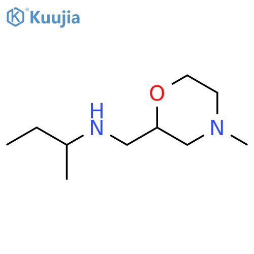 (butan-2-yl)(4-methylmorpholin-2-yl)methylamine structure