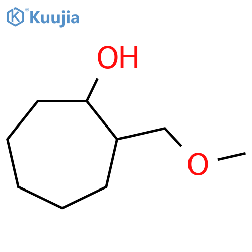 2-(Methoxymethyl)cycloheptan-1-ol structure