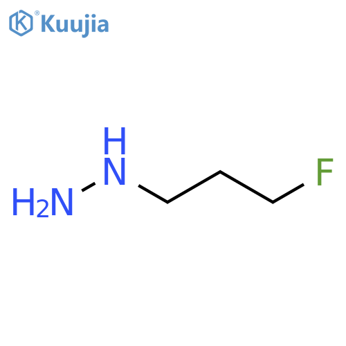 (3-fluoropropyl)hydrazine structure