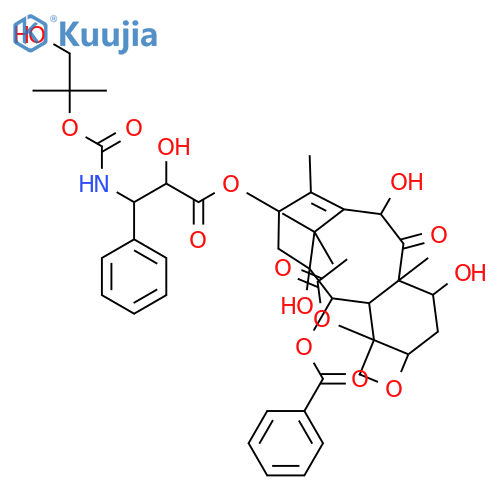 Docetaxel Hydroxy tert-Butylcarbamate structure