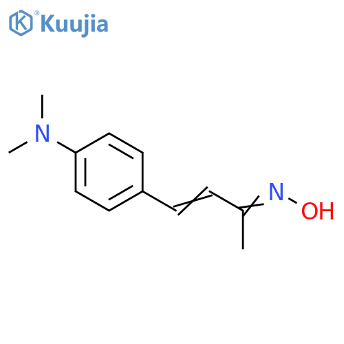 3-Buten-2-one, 4-[4-(dimethylamino)phenyl]-, oxime structure