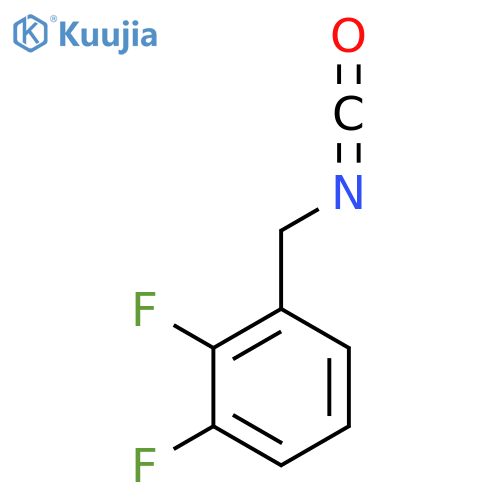 1,2-difluoro-3-(isocyanatomethyl)benzene structure
