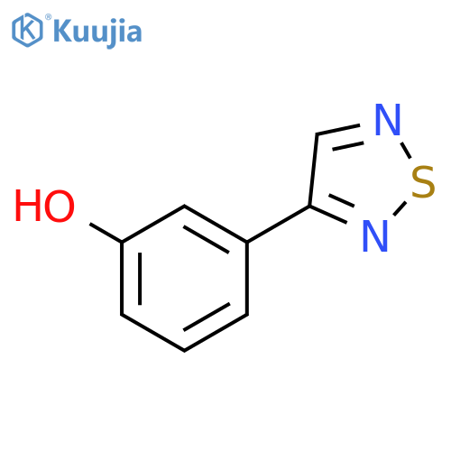 Phenol, 3-(1,2,5-thiadiazol-3-yl)- structure