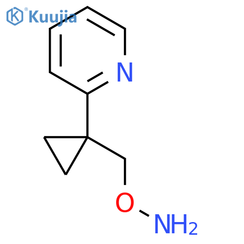 O-{1-(pyridin-2-yl)cyclopropylmethyl}hydroxylamine structure