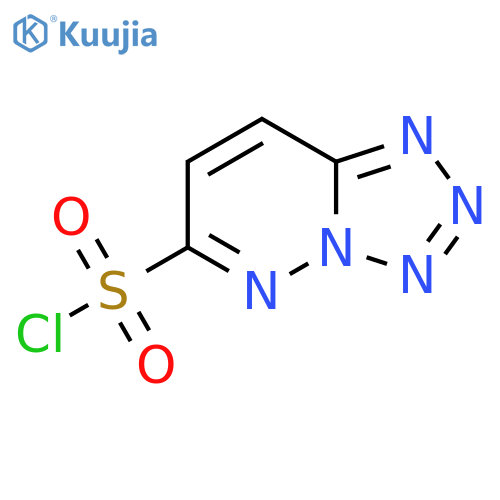 1,2,3,4tetrazolo1,5-bpyridazine-6-sulfonyl chloride structure