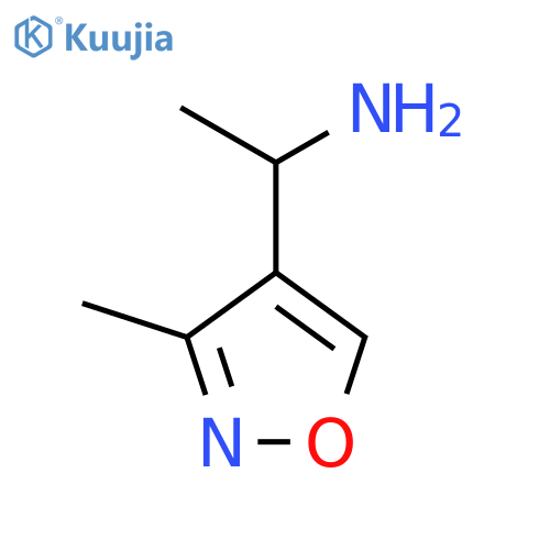 1-(3-Methyl-1,2-oxazol-4-yl)ethan-1-amine structure