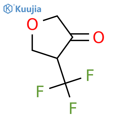 4-(trifluoromethyl)oxolan-3-one structure