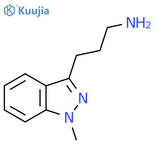 3-(1-methyl-1H-indazol-3-yl)propan-1-amine structure