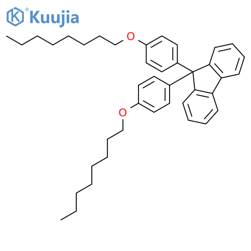 9H-Fluorene, 9,9-bis[4-(octyloxy)phenyl]- structure