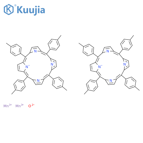 Manganese(III)meso-tetrakis(4-methylphenyl)porphine-|I-oxodimer structure