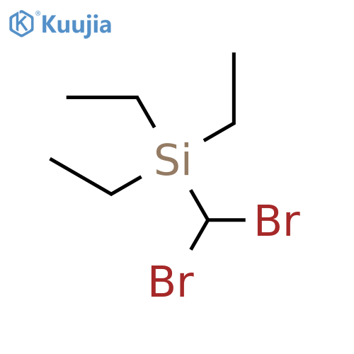 Silane, (dibromomethyl)triethyl- structure