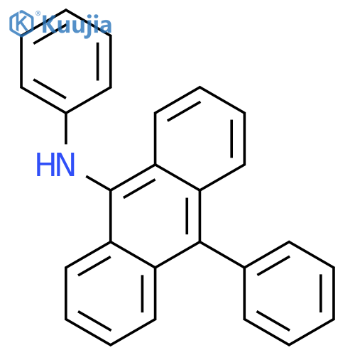 9-Anthracenamine, N,10-diphenyl- structure