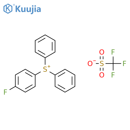 (4-FLUOROPHENYL)DIPHENYLSULFONIUM TRIFLATE structure