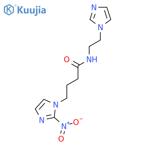 1H-Imidazole-1-butanamide,N-[2-(1H-imidazol-1-yl)ethyl]-2-nitro- structure