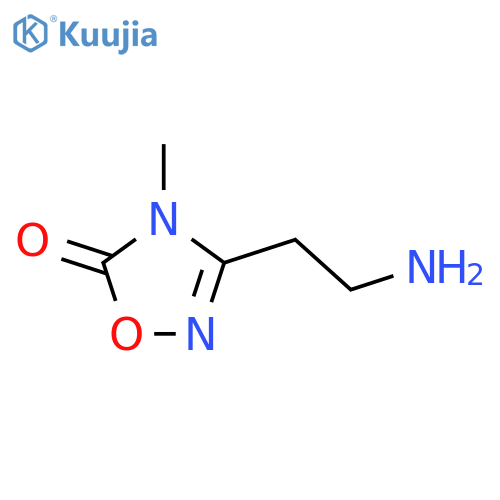 3-(2-Aminoethyl)-4-methyl-4,5-dihydro-1,2,4-oxadiazol-5-one structure